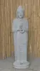 Artikelbild 1 des Artikels “Stehender Buddha aus Flussstein in Dharmachakra-Stellung - Geste des Rades der Dharma-Lehre. Ungefähr 150cm Höhe. “